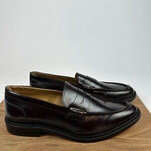 New Mens Vinny's Townee Penny Loafers Leather Brown Size EU 46 US‎ 13 M